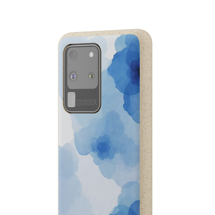 Ocean Bloom: Watercolor Serenity in Blue Samsung Case