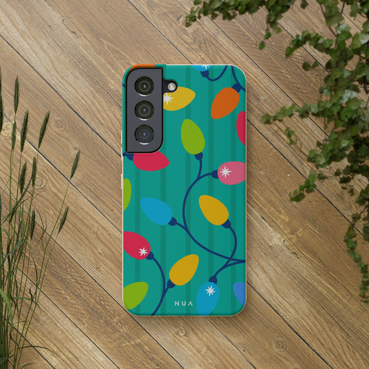 Bright Christmas Lights Eco Samsung Case - Biodegradable & Stylish