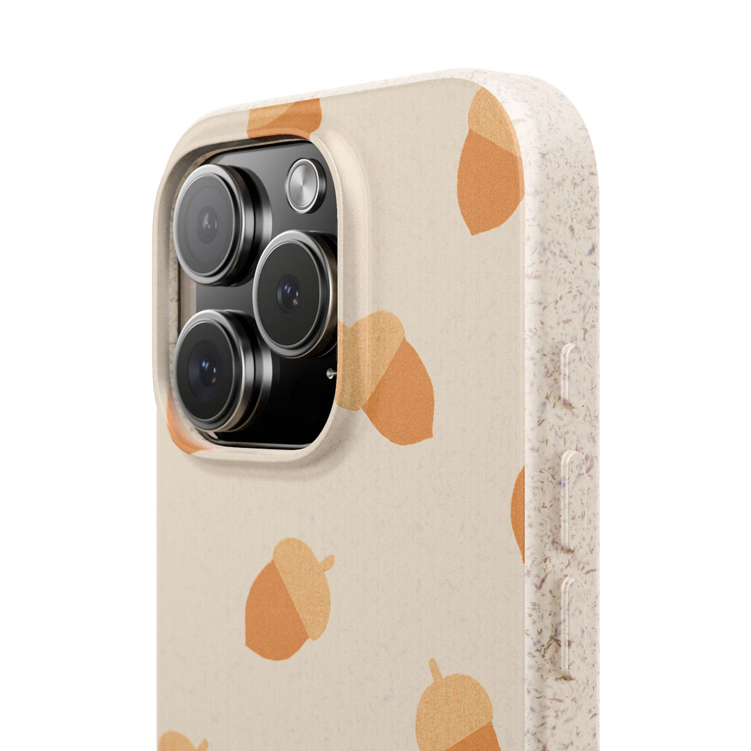Acorn Drift Eco iPhone Case - Biodegradable & Stylish