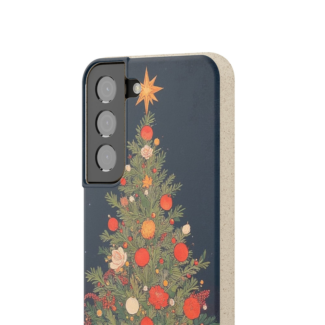 Art Noveau Christmas Eco Samsung Case - Biodegradable & Stylish