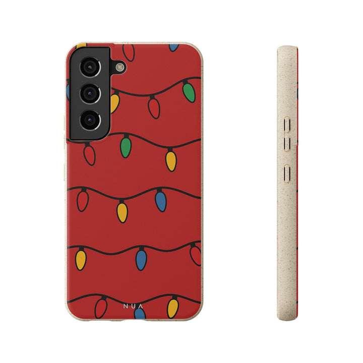 Christmas Lights Eco Samsung Case - Biodegradable & Stylish
