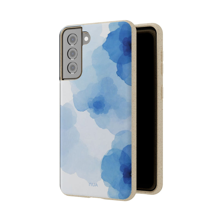 Ocean Bloom: Watercolor Serenity in Blue Samsung Case
