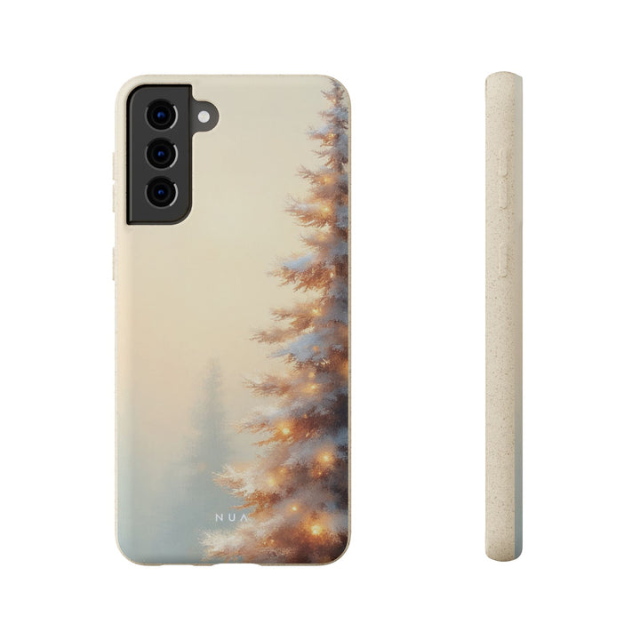 Snowy Pine Eco Samsung Case - Biodegradable & Stylish