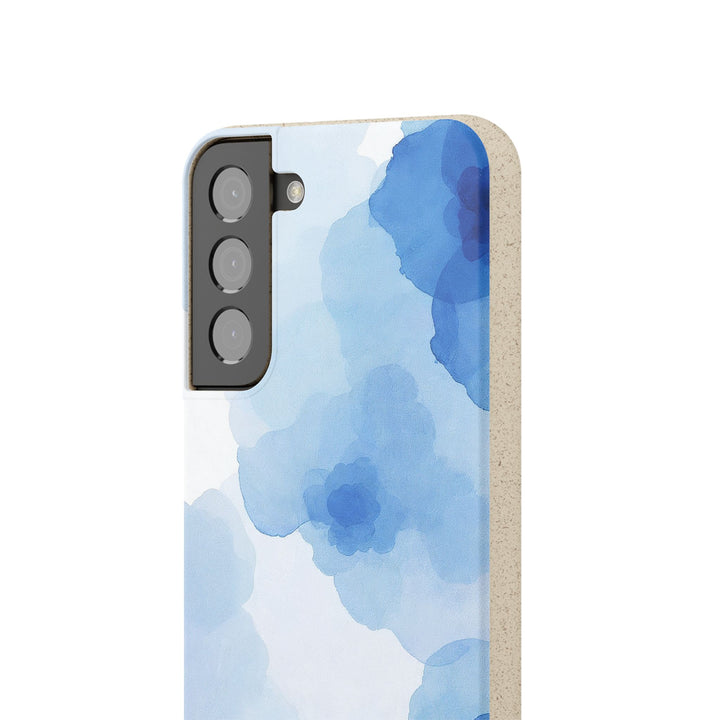 Ocean Bloom: Watercolor Serenity in Blue Samsung Case