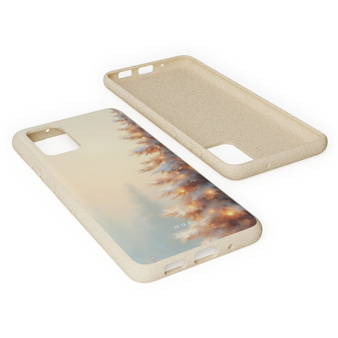 Snowy Pine Eco Samsung Case - Biodegradable & Stylish