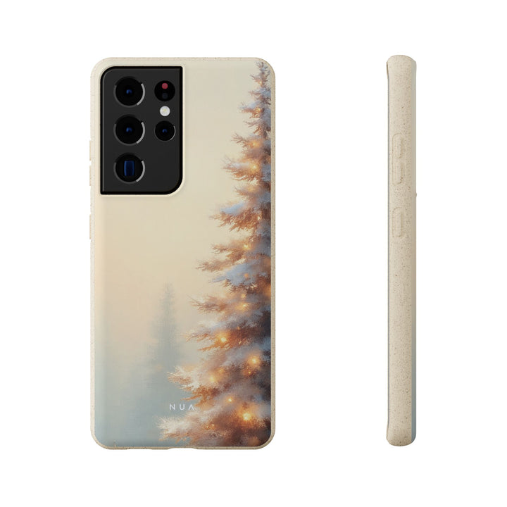 Snowy Pine Eco Samsung Case - Biodegradable & Stylish