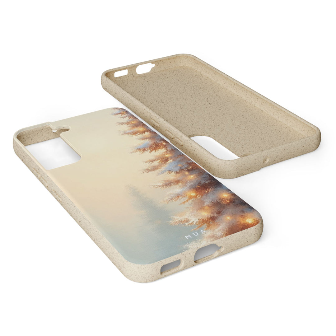 Snowy Pine Eco Samsung Case - Biodegradable & Stylish