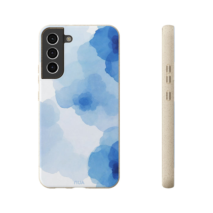 Ocean Bloom: Watercolor Serenity in Blue Samsung Case