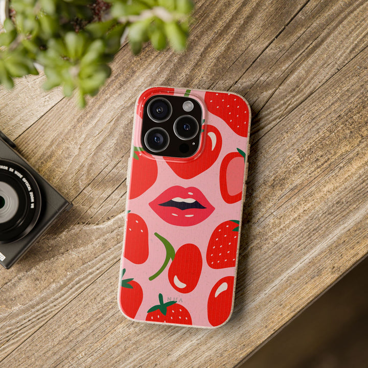 Strawberry Kiss Eco Phone Case