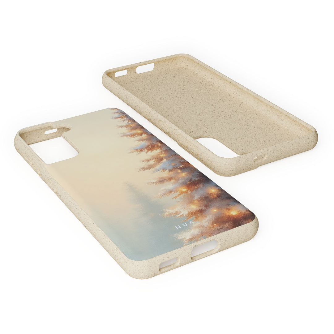 Snowy Pine Eco Samsung Case - Biodegradable & Stylish