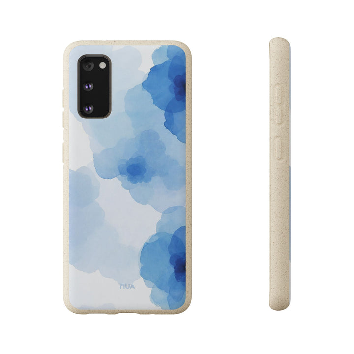 Ocean Bloom: Watercolor Serenity in Blue Samsung Case