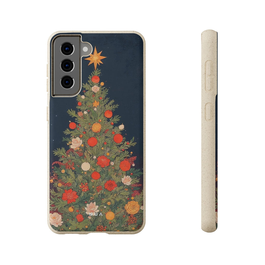 Art Noveau Christmas Eco Samsung Case - Biodegradable & Stylish