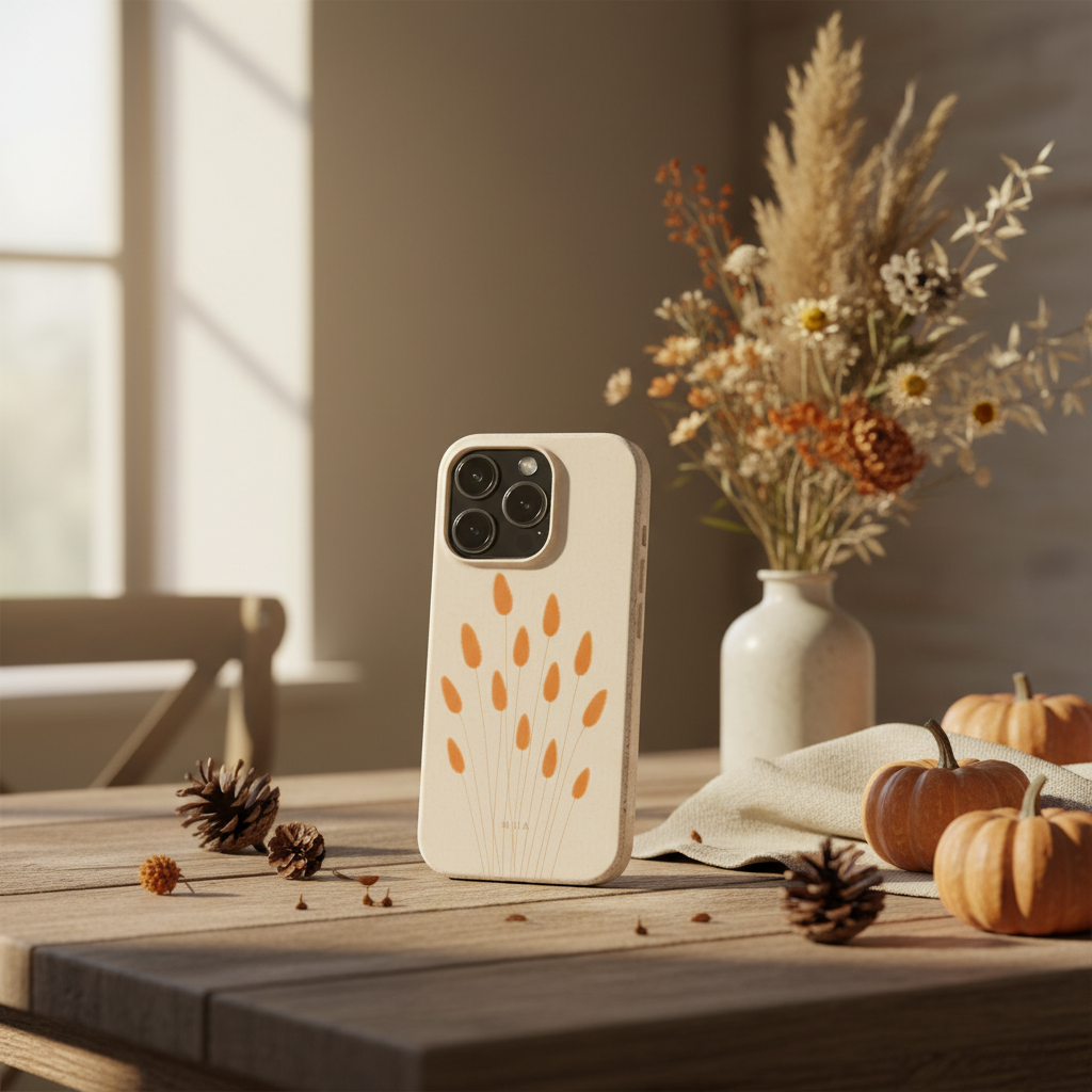 Amber Calm Eco iPhone Case - Biodegradable & Stylish