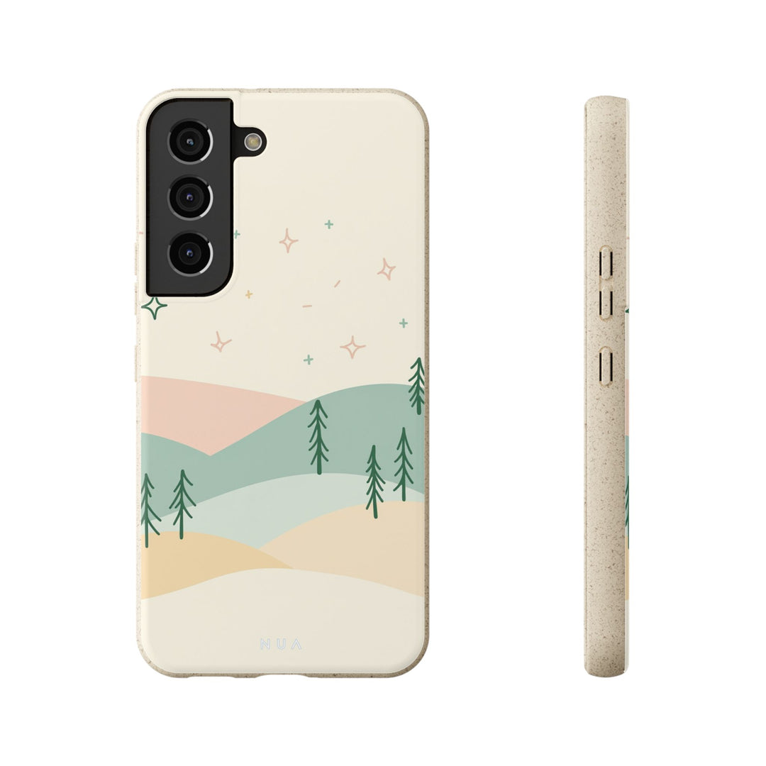 Hygge Hills Eco Samsung Case - Biodegradable & Stylish