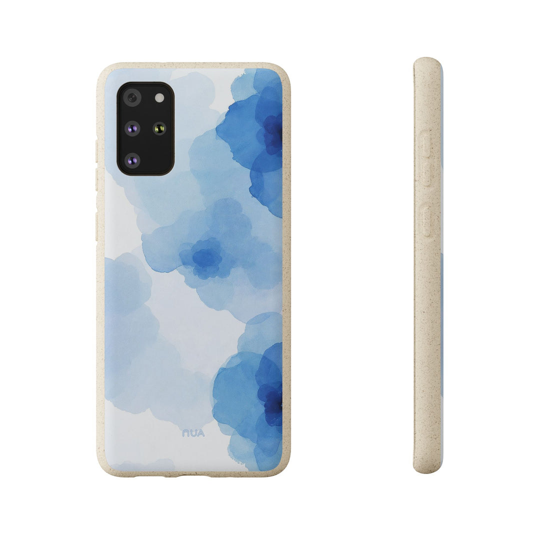 Ocean Bloom: Watercolor Serenity in Blue Samsung Case