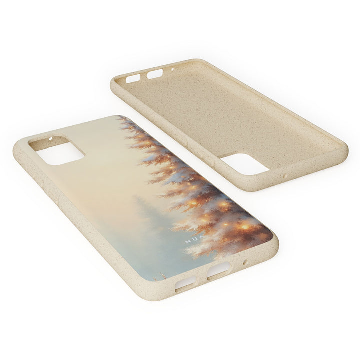 Snowy Pine Eco Samsung Case - Biodegradable & Stylish
