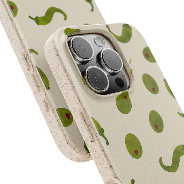 Olive Vibes iPhone Case