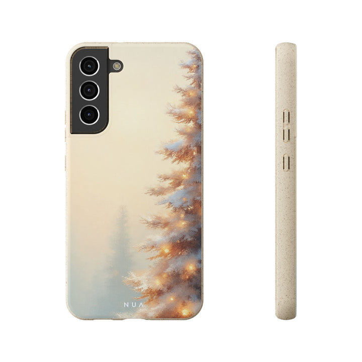 Snowy Pine Eco Samsung Case - Biodegradable & Stylish