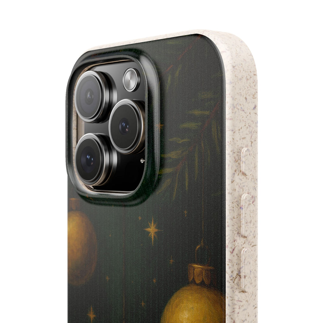 Vintage Christmas Ball Eco iPhone Case - Biodegradable & Stylish