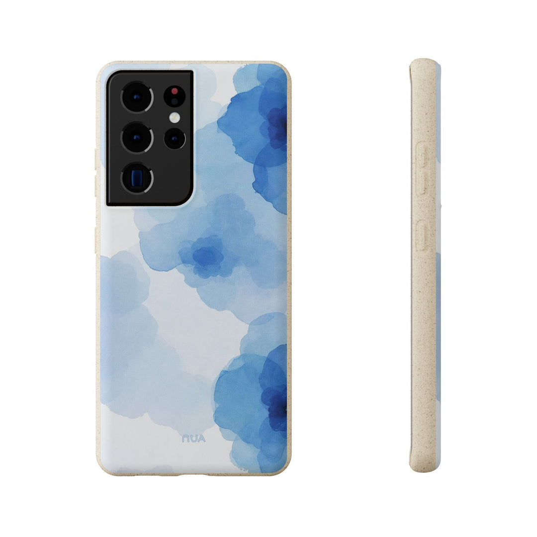 Ocean Bloom: Watercolor Serenity in Blue Samsung Case