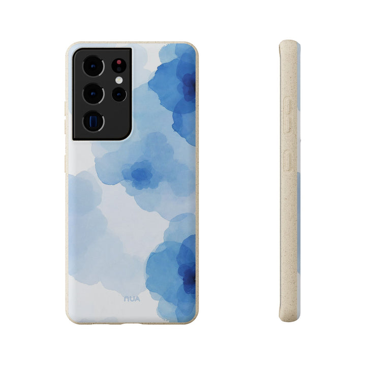 Ocean Bloom: Watercolor Serenity in Blue Samsung Case