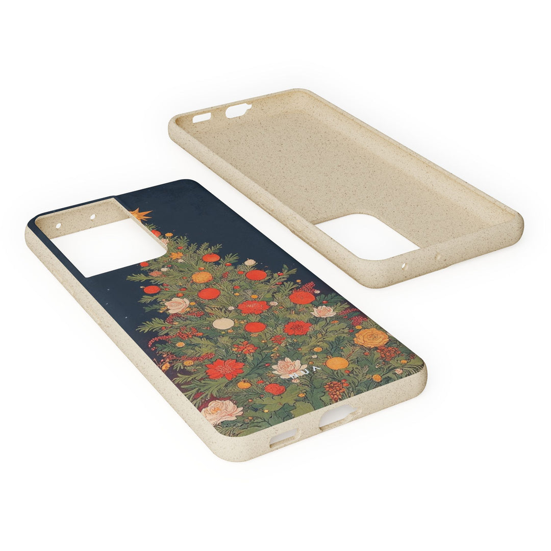 Art Noveau Christmas Eco Samsung Case - Biodegradable & Stylish