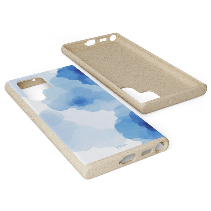 Ocean Bloom: Watercolor Serenity in Blue Samsung Case