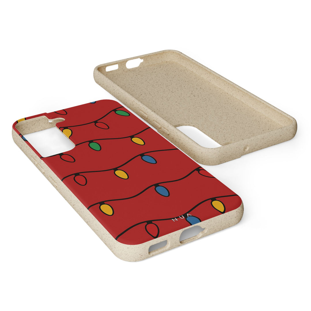 Christmas Lights Eco Samsung Case - Biodegradable & Stylish