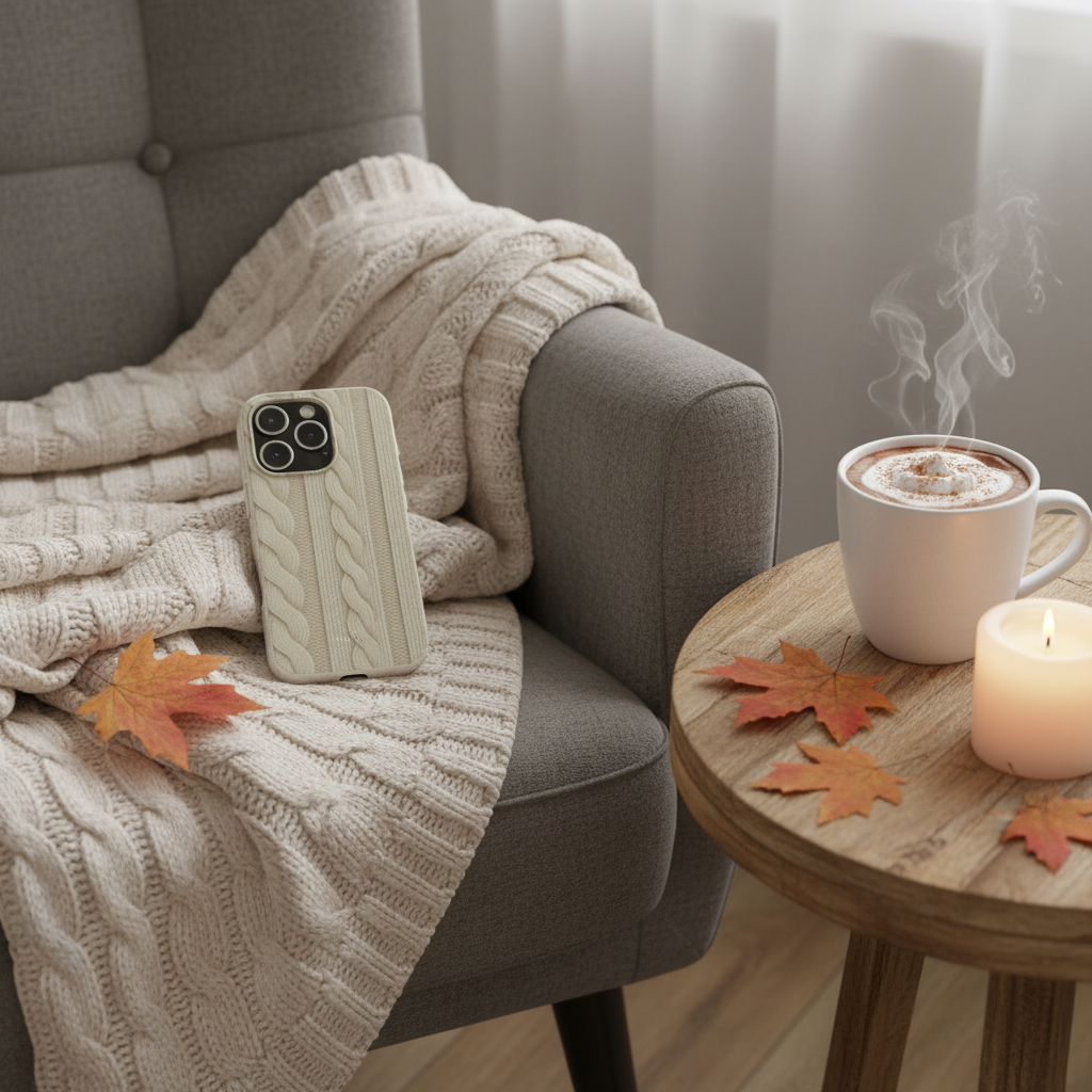 Eco-Friendly Knitted Texture Samsung Case - Biodegradable and Stylish