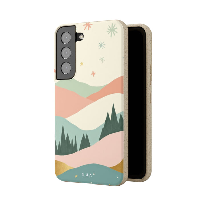 Dreamy Nordic Hills Eco Samsung Case - Biodegradable & Stylish