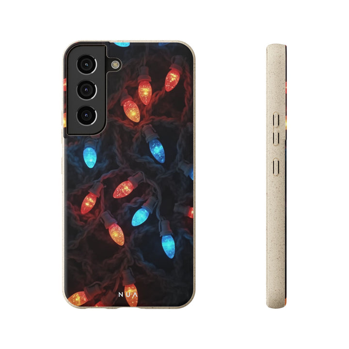 Christmas Fairy Lights Eco Samsung Case - Biodegradable & Stylish