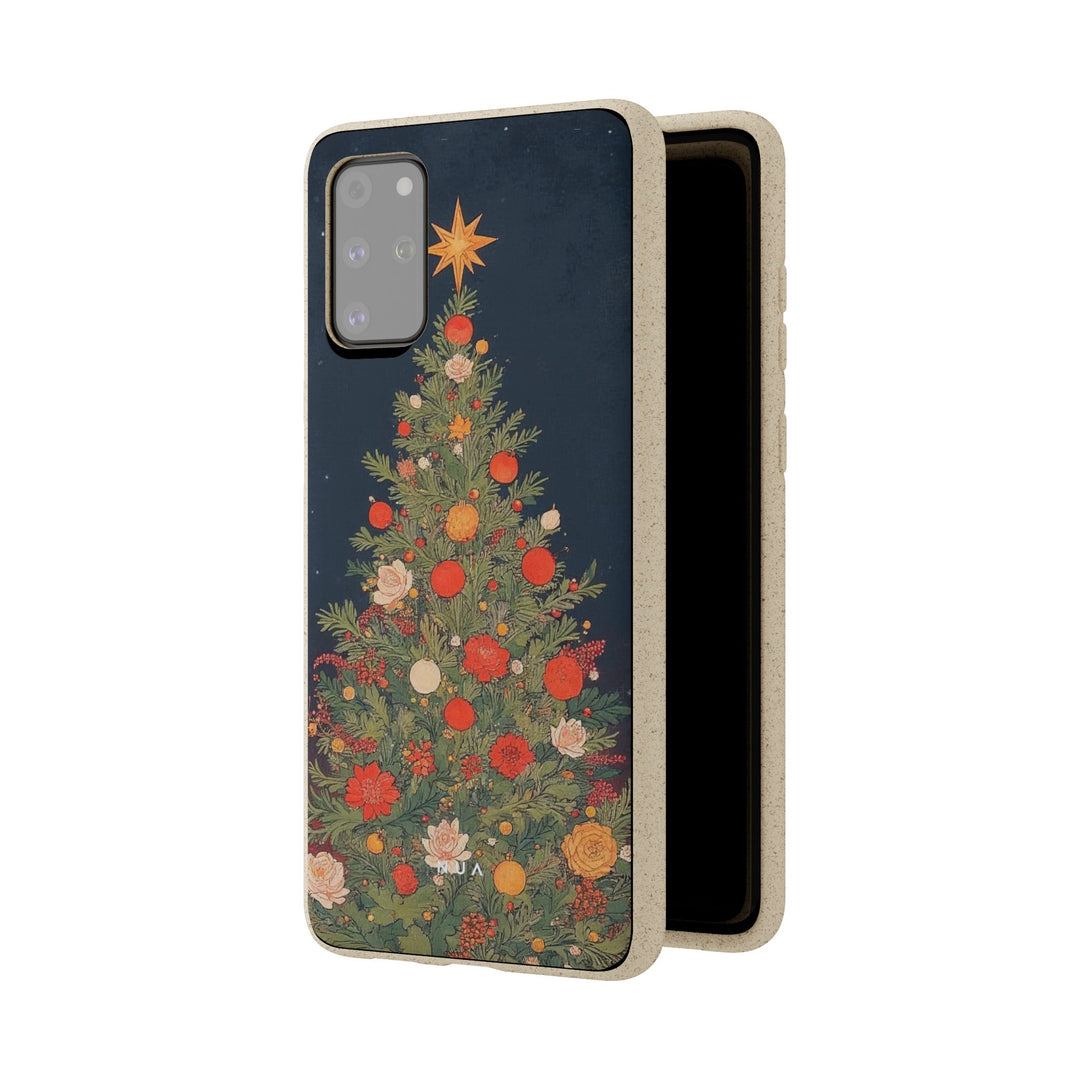 Art Noveau Christmas Eco Samsung Case - Biodegradable & Stylish