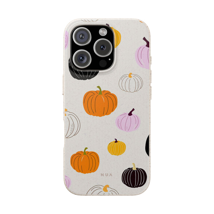 Pumpkin Pop Eco iPhone Case - Biodegradable & Stylish
