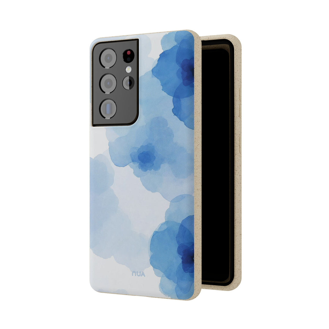 Ocean Bloom: Watercolor Serenity in Blue Samsung Case