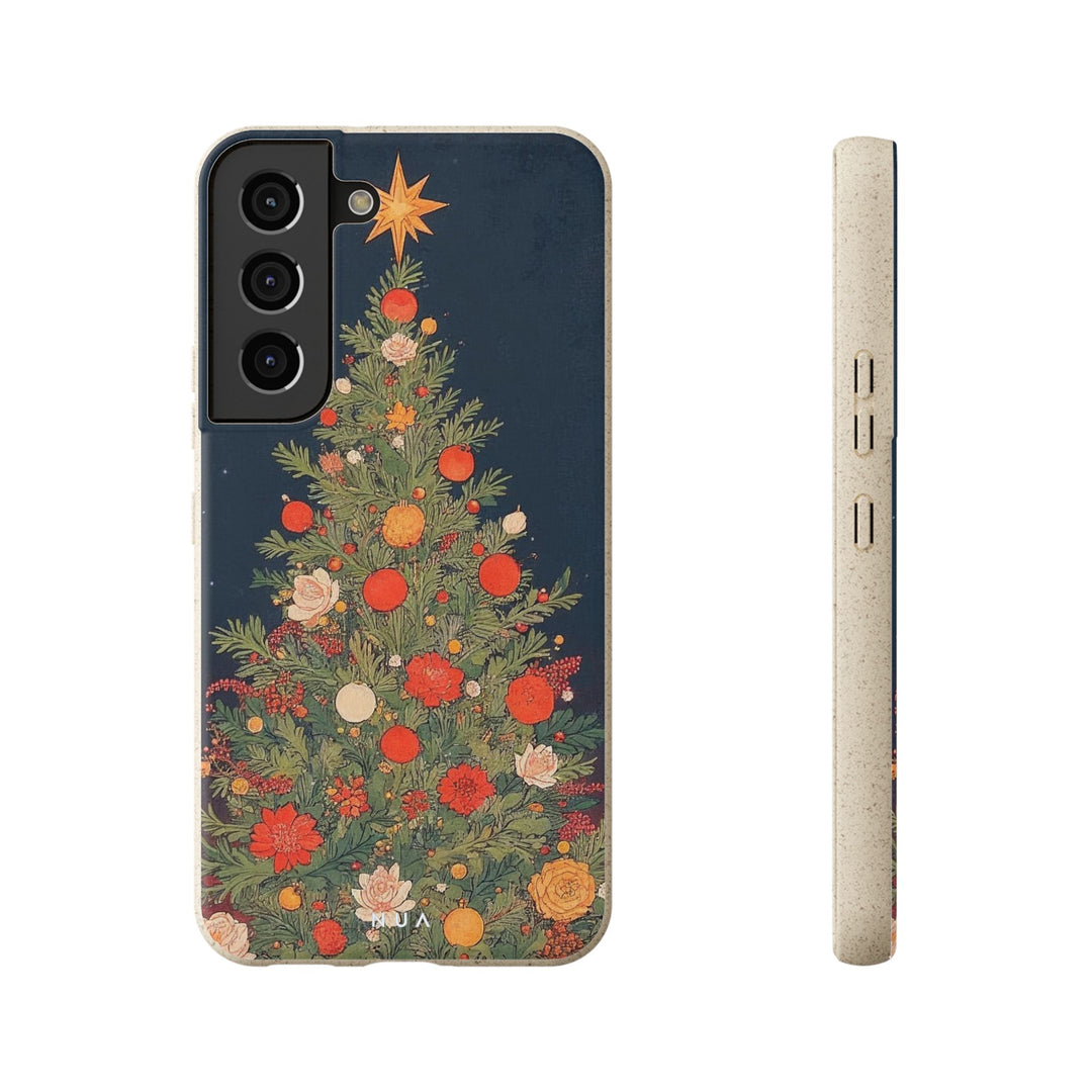 Art Noveau Christmas Eco Samsung Case - Biodegradable & Stylish