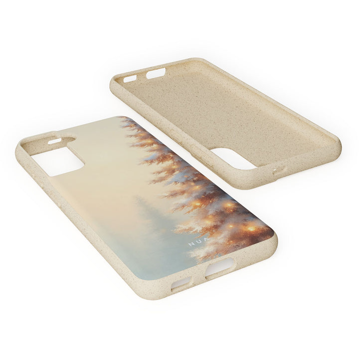 Snowy Pine Eco Samsung Case - Biodegradable & Stylish