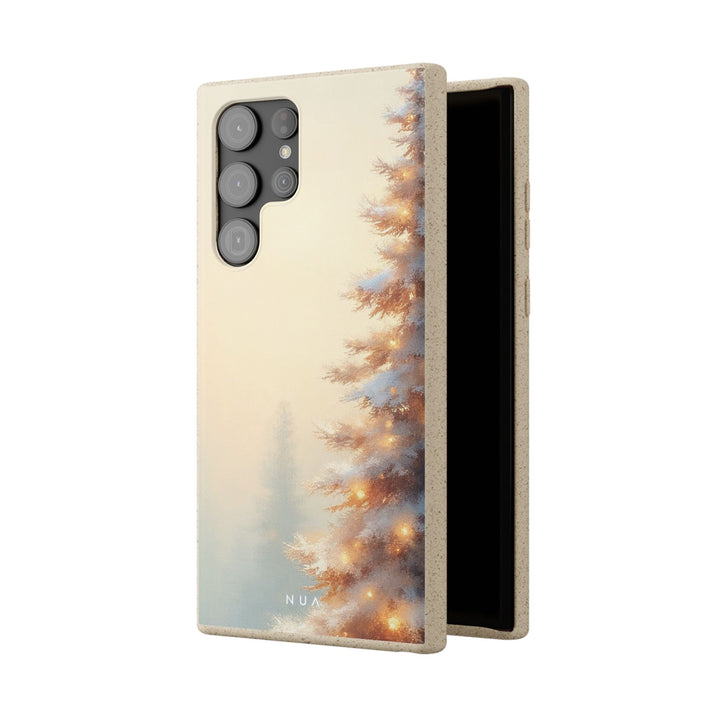 Snowy Pine Eco Samsung Case - Biodegradable & Stylish