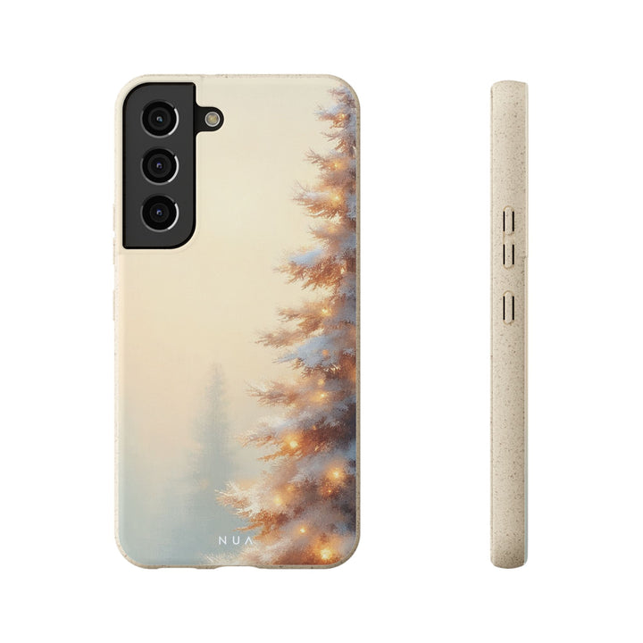 Snowy Pine Eco Samsung Case - Biodegradable & Stylish
