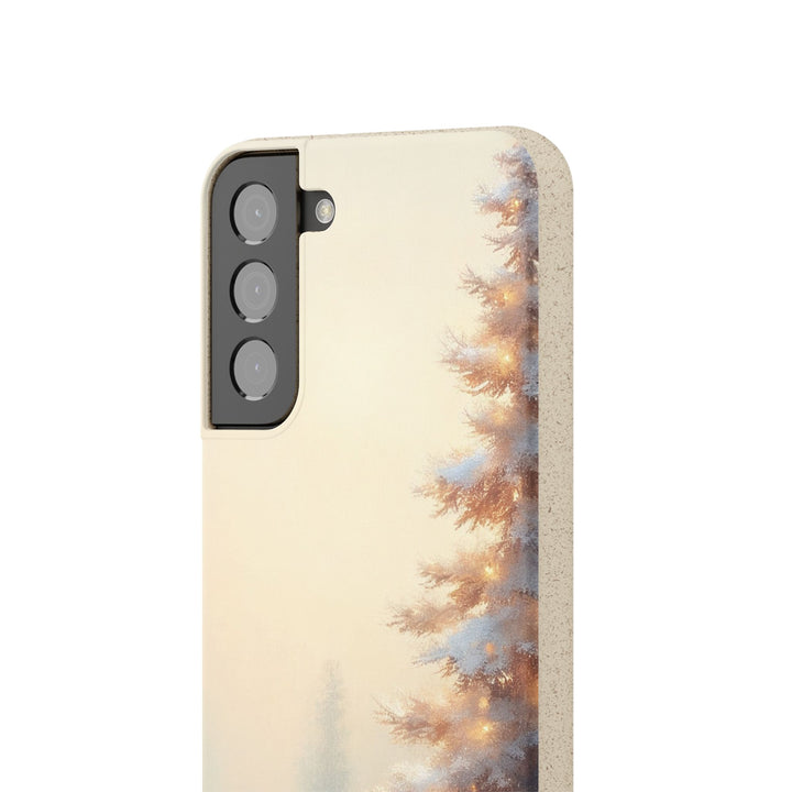 Snowy Pine Eco Samsung Case - Biodegradable & Stylish