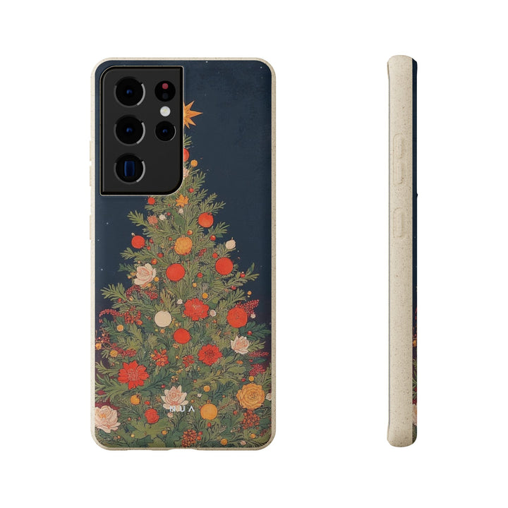 Art Noveau Christmas Eco Samsung Case - Biodegradable & Stylish