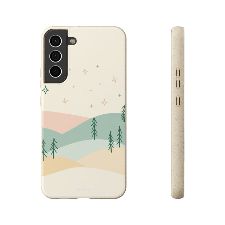 Hygge Hills Eco Samsung Case - Biodegradable & Stylish