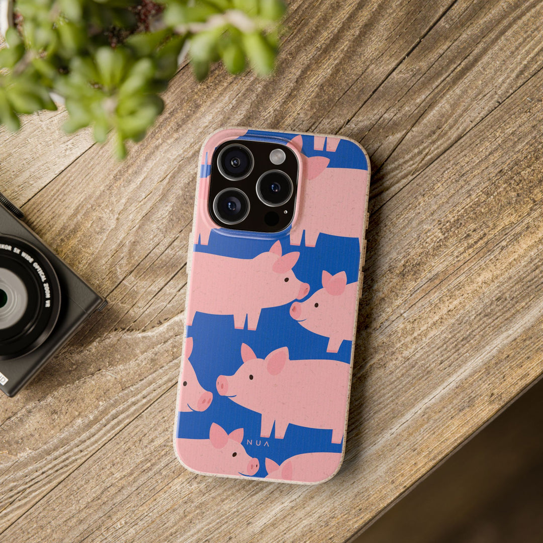 Cute Pig Eco iPhone Case