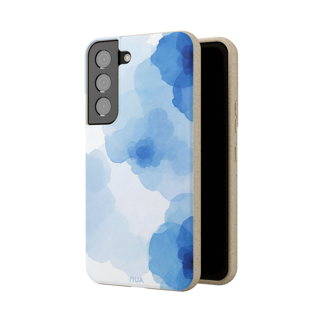 Ocean Bloom: Watercolor Serenity in Blue Samsung Case