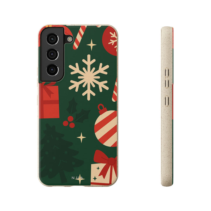 Christmas Design Eco Samsung Case - Biodegradable & Stylish