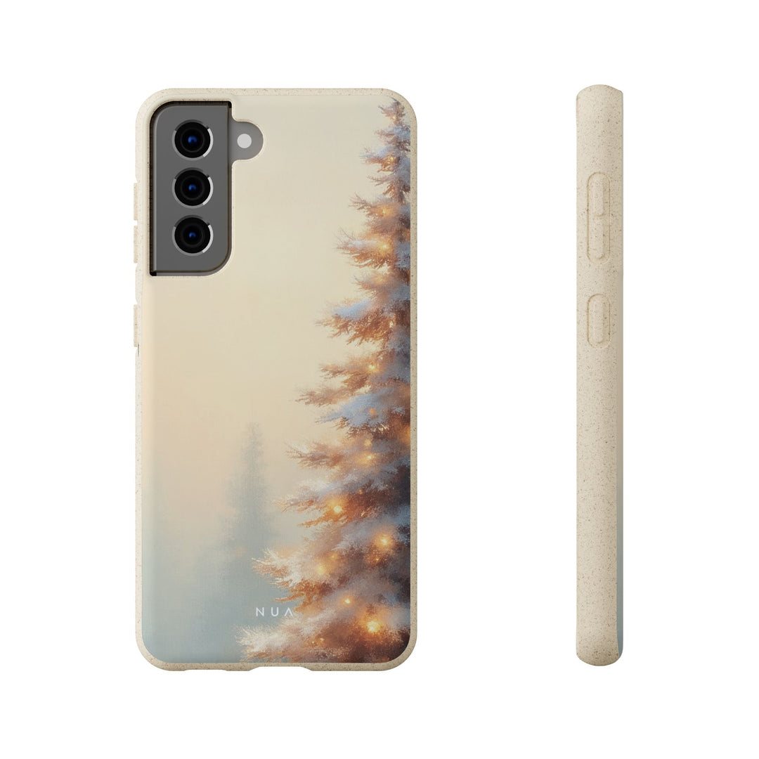 Snowy Pine Eco Samsung Case - Biodegradable & Stylish