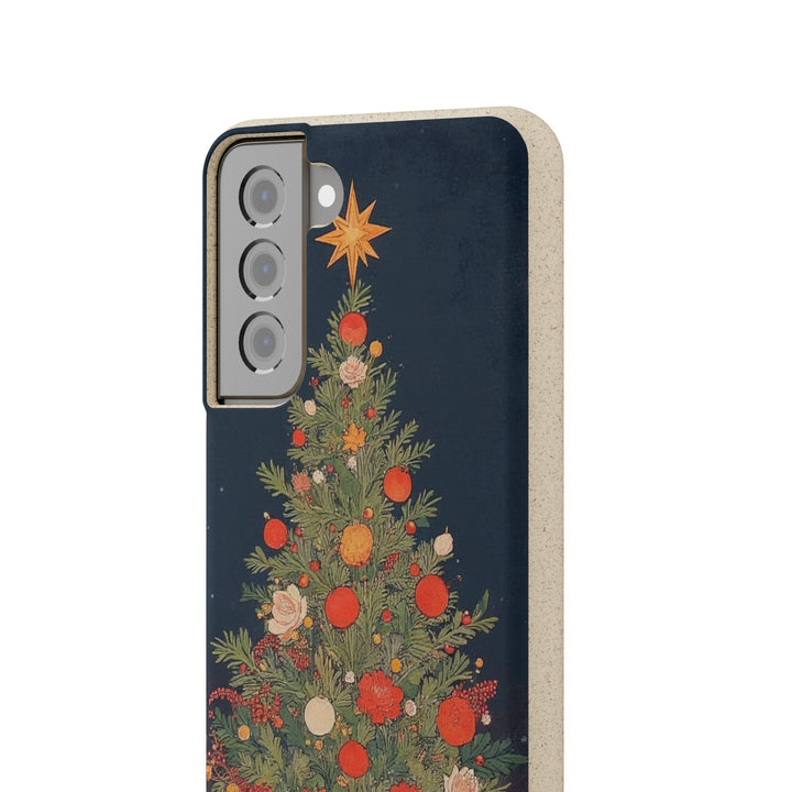 Art Noveau Christmas Eco Samsung Case - Biodegradable & Stylish