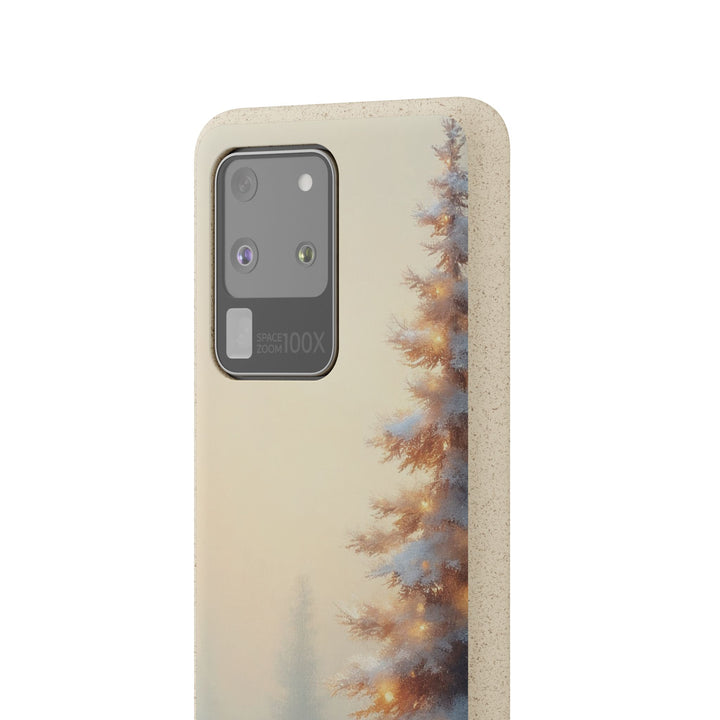 Snowy Pine Eco Samsung Case - Biodegradable & Stylish