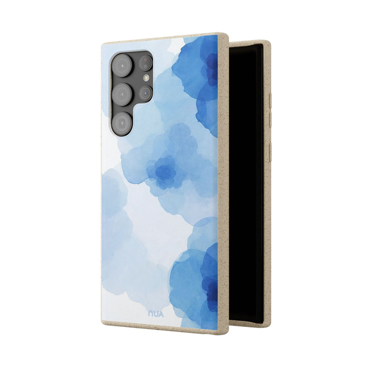 Ocean Bloom: Watercolor Serenity in Blue Samsung Case