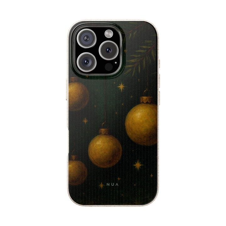Vintage Christmas Ball Eco iPhone Case - Biodegradable & Stylish