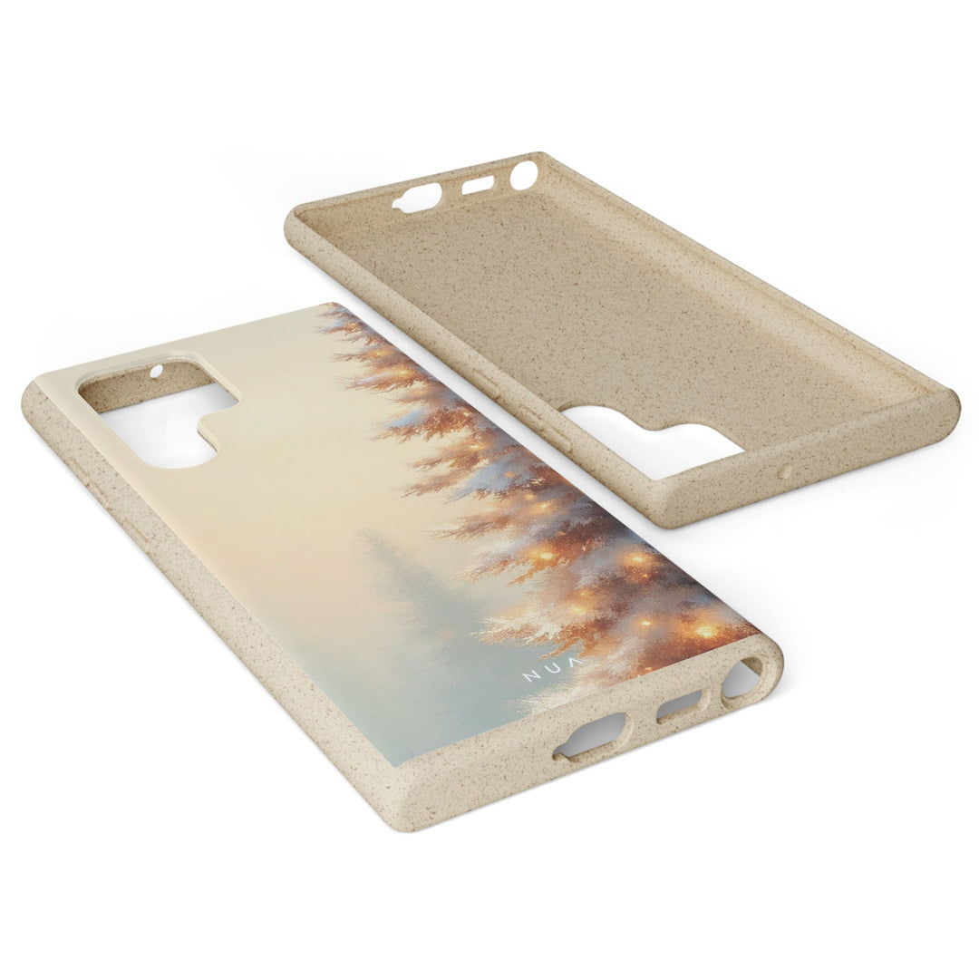 Snowy Pine Eco Samsung Case - Biodegradable & Stylish